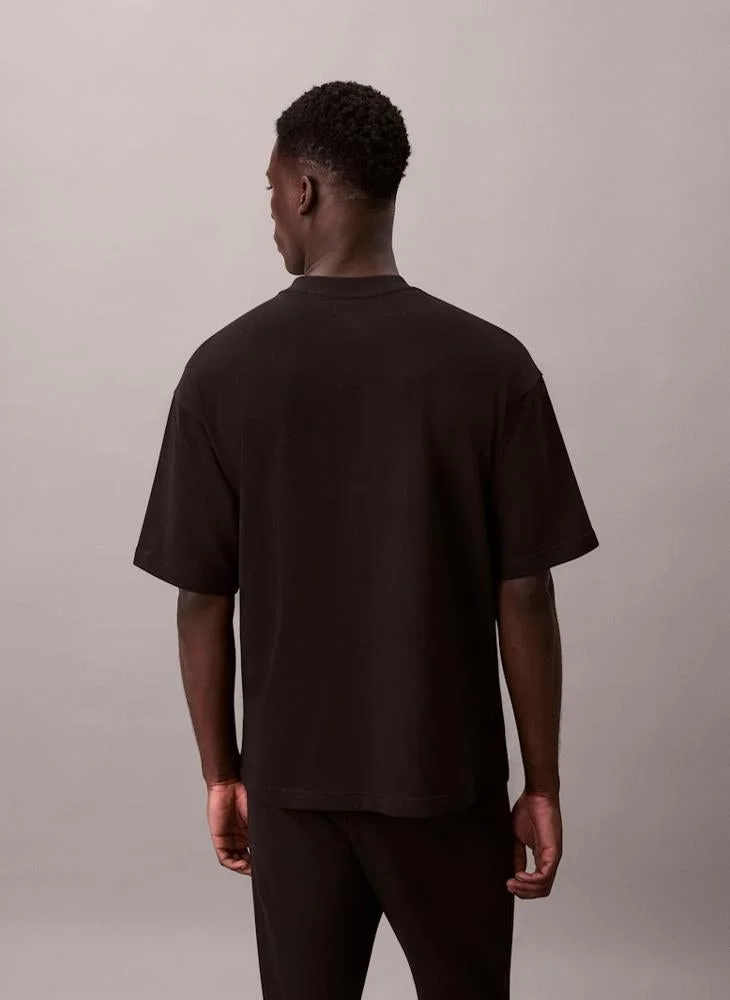 كالفن كلاين قميص بيجامة قطن جيرسي